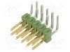 Conector 10 pini, seria AMPMODU MOD II, pas pini 2.54mm, TE Connectivity - 826634-5