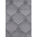 Cumpara ieftin Covor Oksi 38009-608 Gri 60x110 cm Polipropilena Antialergic Inaltime Fir 6 mm