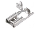 Terminal plat 6,3mm mamă crimpat 0,5-1mm2