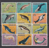 Cook Islands 1984 - Fauna Marina - DELFINI - MNH, Nestampilat