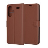 Husa pentru Xiaomi Redmi Note 13 Pro+ 5G - Techsuit Leather Folio - Brown