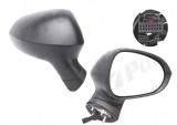 Oglinda exterioara Seat Ibiza (6j), 04.2008-04.2012; Ibiza (6j), 04.2012-, Dreapta, reglare electrica; carcasa neagra; incalzita; geam convex; 5 pini