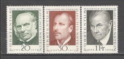 Liechtenstein.1968 Pionieri in filatelie SL.37 foto