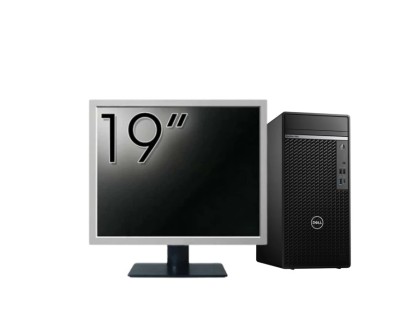 Calculator Second Hand DELL OptiPlex 7080 Tower, Intel Core i5-10500 3.10 - 4.50GHz, 8GB DDR4, 256GB SSD + Monitor 19&amp;amp;quot; NewTechnology Media foto