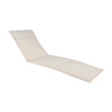 Cumpara ieftin Perna sezlong gradina textil crem Poly 63x190x3 cm