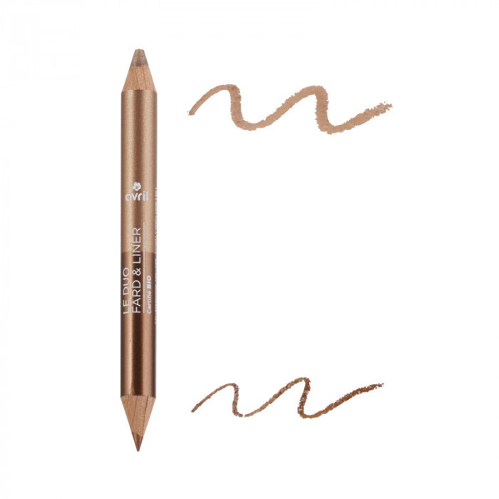 Duo liner Bronze Cuivre si fard de pleoape Beige Dore