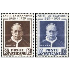 Vatican 1959 - 30 de ani Contract lateral, serie neuzata