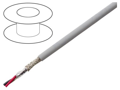Cablu EcoCable Mini 2x20AWG, 30,5m foto