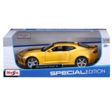 Masina din metal, Maisto, 2016 Chevrolet Camaro SS, 1:18, Galben