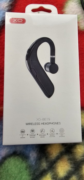 Casca Bluetooth XO BE19 , Bluetooth 5.0 , NOUA , SIGILATA .