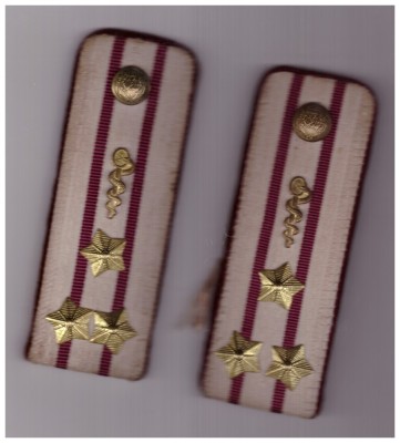 Epoleti colonel medic RSR foto