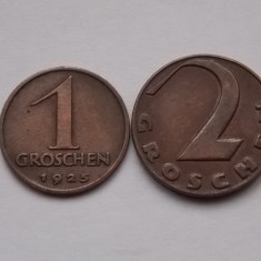 LOT 2 MONEDE - 1,2 GROSCHEN 1925 AUSTRIA