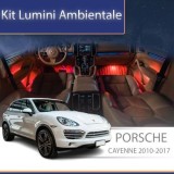 Lumini ambientale Porsche 2010-2017 set complet control telefon sau sistem original CarStore Technology