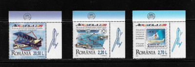 ROMANIA 2020 - AEROMFILA 2020, SERIE CU DOUA TABSURI - T4, MNH - LP 2281 foto