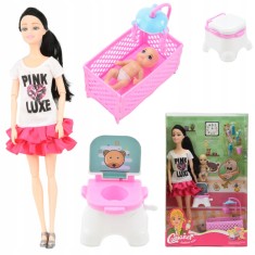 SET DE ACCESORII PENTRU PĂPUȘI BABY DOLL ȘI BARBIE