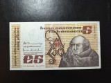 IRLANDA 5 POUNDS 1977 AXF DATA RARA