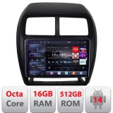 Navigatie Mitsubishi ASX 2017-2021 model facelift Android radio gps internet 8 core QLED 2K 16+512 360 Edotec v1 CarStore Technology