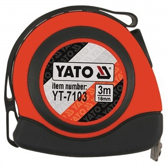 Ruleta 3mx6mm, nylon, magnetica, Yato YT-7103