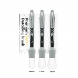 Pensula Detailing ChemicalWorkz White Soft Detailing Brush Set, 3 buc