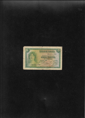 Spania 5 pesetas 1935 seria5991560 foto