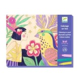 Atelier de pictura pe lemn Djeco - Fete si flori