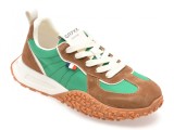 Pantofi sport GRYXX verzi, 2106, dinmaterial textil