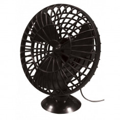 Ventilator auto Streetwize 12V , oscilant cu rama plastic , diametru 13 cm foto