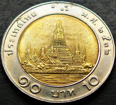 Moneda bimetalica 10 BAHT - THAILANDA, anul 1989 * cod 288 B foto