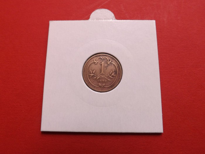 Austria 1 Heller 1901