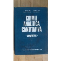 Chimie analitica cantitativa. Gravimetrie- S.Fisel, R.Mocanu