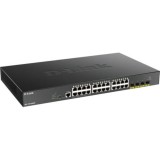 Switch DGS-1250-28XMP , 24 porturi Gigabit, D-link