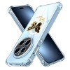 Husa antisoc pentru honor magic7 pro - airbag magsafe, col&Egrave;uri ranforsate- butterfly auriu