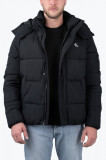 Geaca din puf barbati Essentials cu croiala Regular Fit negru S, Negru, S INTL, Calvin Klein Jeans