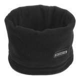 Fular Circular de Iarnă din Fleece, Negru cu Margine Gri, pentru Bărbați, CMCLASS