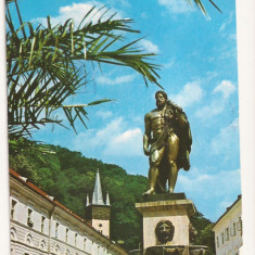 RF2 -Carte Postala- Baile Herculane, Statuia lui Hercule, circulata 1972