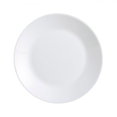 Farfurie Fructe Arcopal, Alb, Diametru 18 cm, Material Opalina, Utilizare Mașină de Spălat Vase și Cuptor cu Microunde