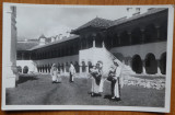 3 foto originale J. Fischer , tip carte postala , Manastirea Horezu , Valcea, Necirculata, Fotografie