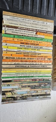 ALMANAHUL VANATORULUI SI PESCARULUI SPORTIV . LOT 33 BUCATI . foto