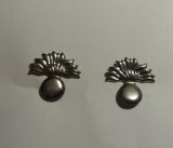 S 11 - semne de arma - metalice - infanterie - argintii