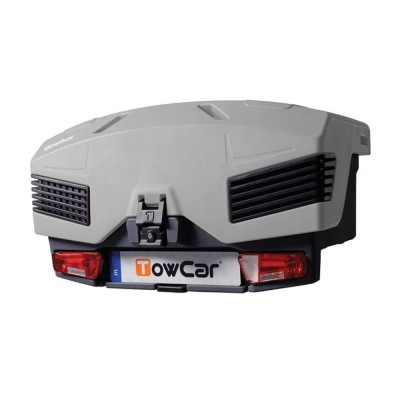 Cutie portbagaj pe carligul de remorcare TowBox Evo, Classic Gri foto
