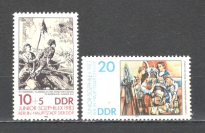 D.D.R.1983 Expozitia filatelica ptr. tineret SD.497 foto