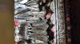 V&acirc;nd set de tac&acirc;muri argint 800 are 5kg 7000 este de proveniență italiană