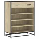 Cumpara ieftin Pantofar, stejar sonoma, 75x38x97,5 cm, lemn prelucrat/metal