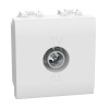 Priza TV de capat 2M Living Light Bticino alb N4202M2DN