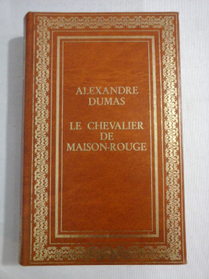 LE CHEVALIER DE MAISON-ROUGE - ALEXANDRE DUMAS foto