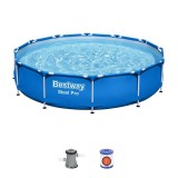 Piscina supraterana Bestway Steel Pro cu filtru, 366 x 76 cm