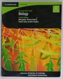 BIOLOGY , AS LEVEL and A LEVEL , by MARY JONES ...JENNIFER GREGORY , 2007, PREZINTA HALOURI DE APA *