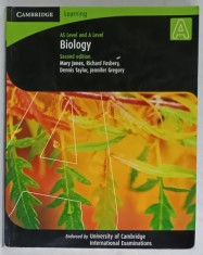 BIOLOGY , AS LEVEL and A LEVEL , by MARY JONES ...JENNIFER GREGORY , 2007, PREZINTA HALOURI DE APA *
