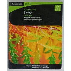 BIOLOGY , AS LEVEL and A LEVEL , by MARY JONES ...JENNIFER GREGORY , 2007, PREZINTA HALOURI DE APA *