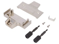 Carcasă mufă 50 pini ecranată TE Connectivity oțel șuruburi drept